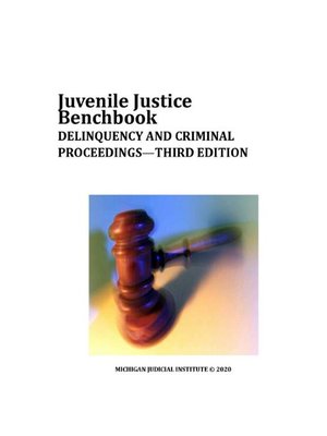 cover image of Juvenile Justice Benchbook